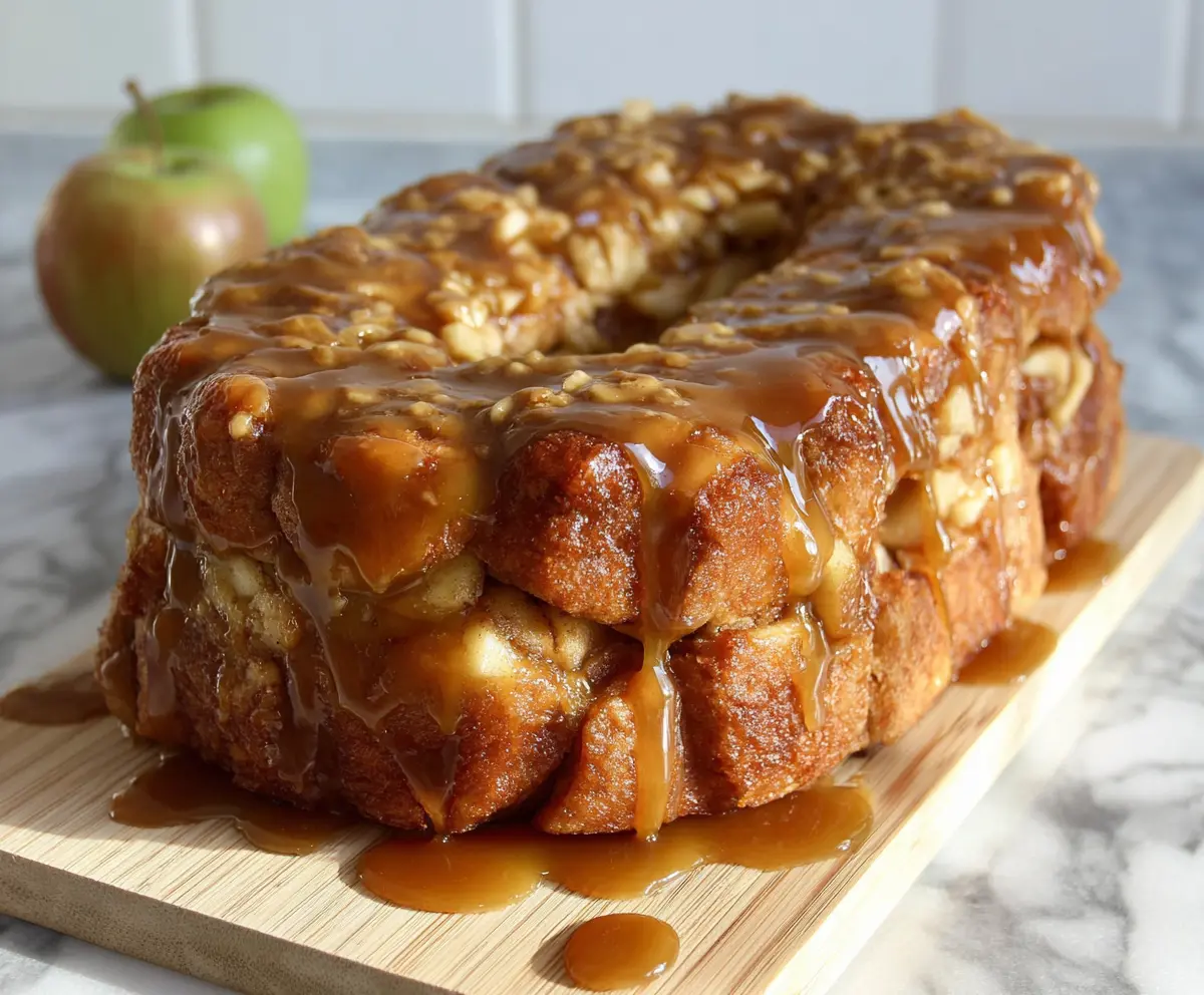 Caramel Apple Monkey Bread (Dairy-Free)