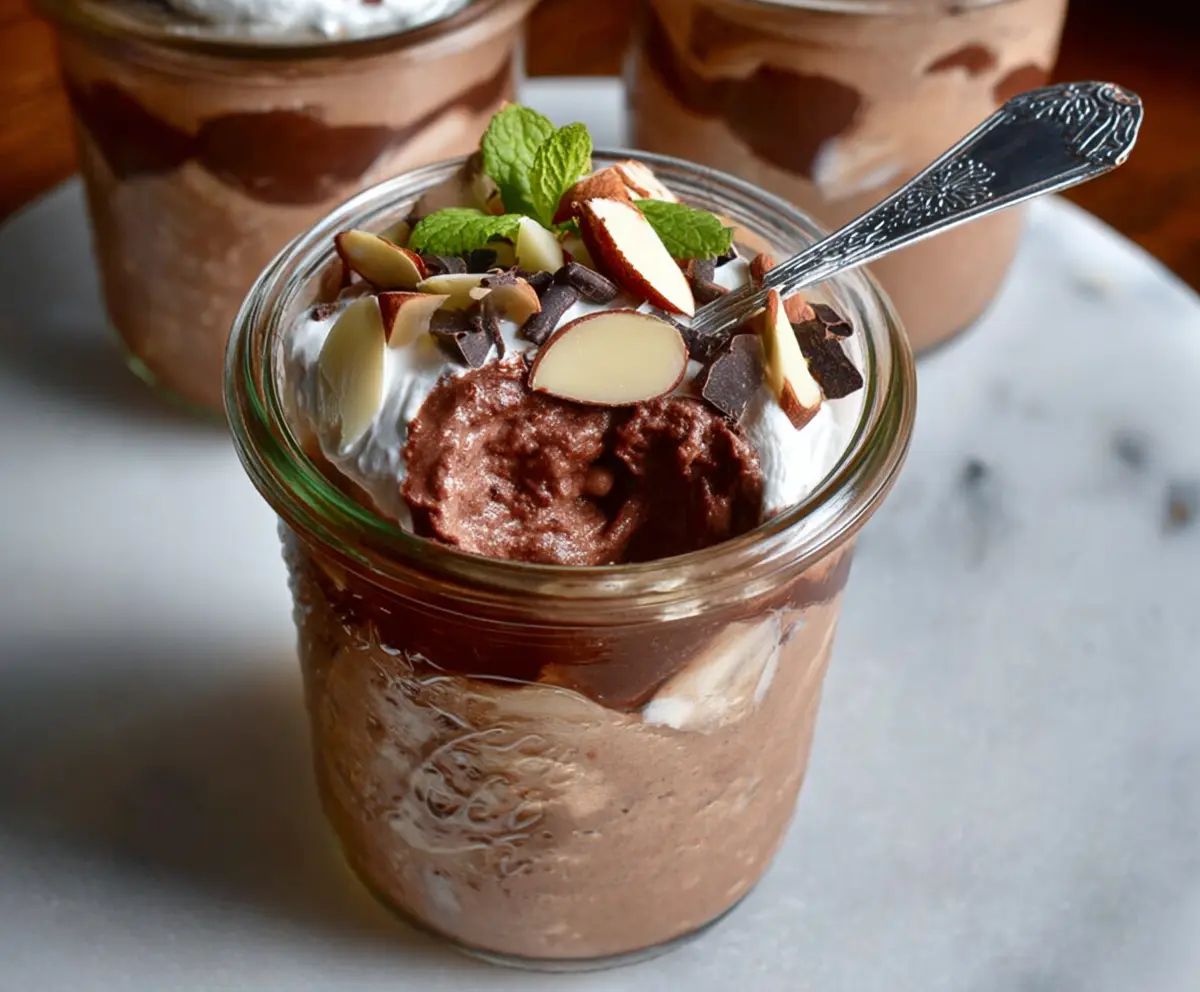 Chocolate Almond Parfait