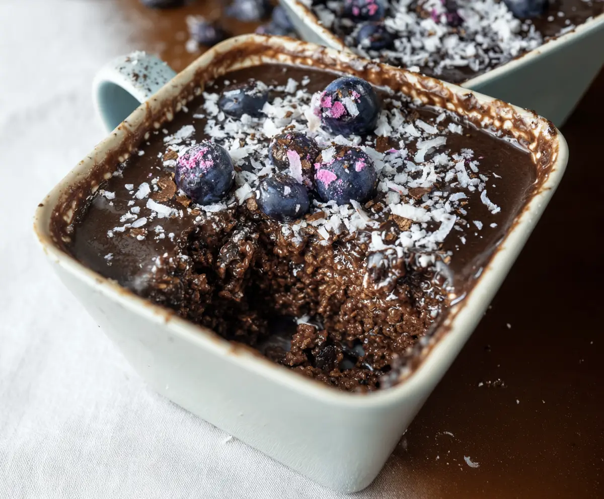 chocolate coconut blueberry overnight weetbix