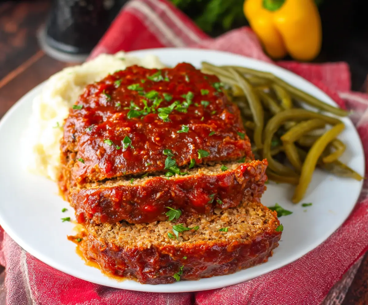 Crockpot Sloppy Joe Meatloaf