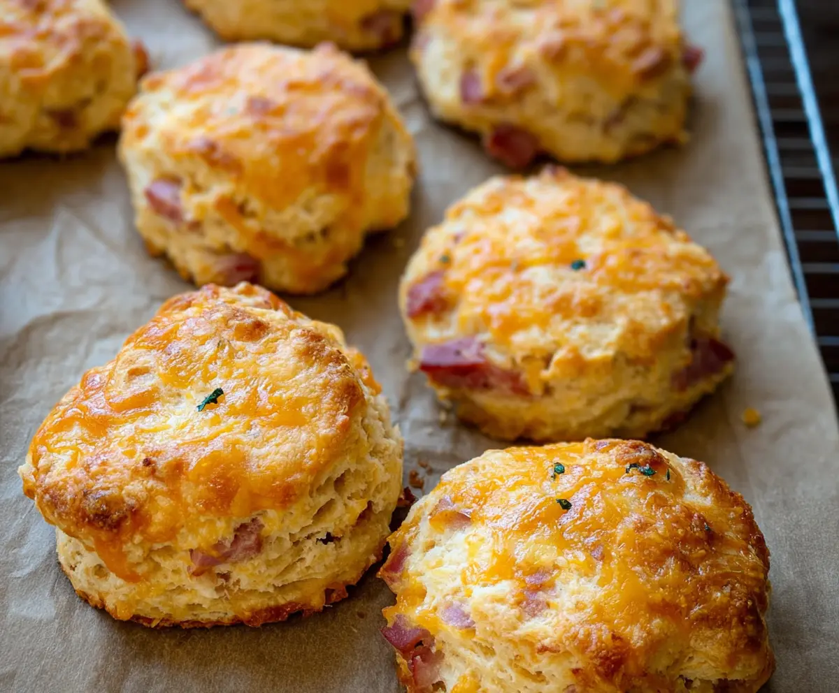 Ham & Cheese Biscuits