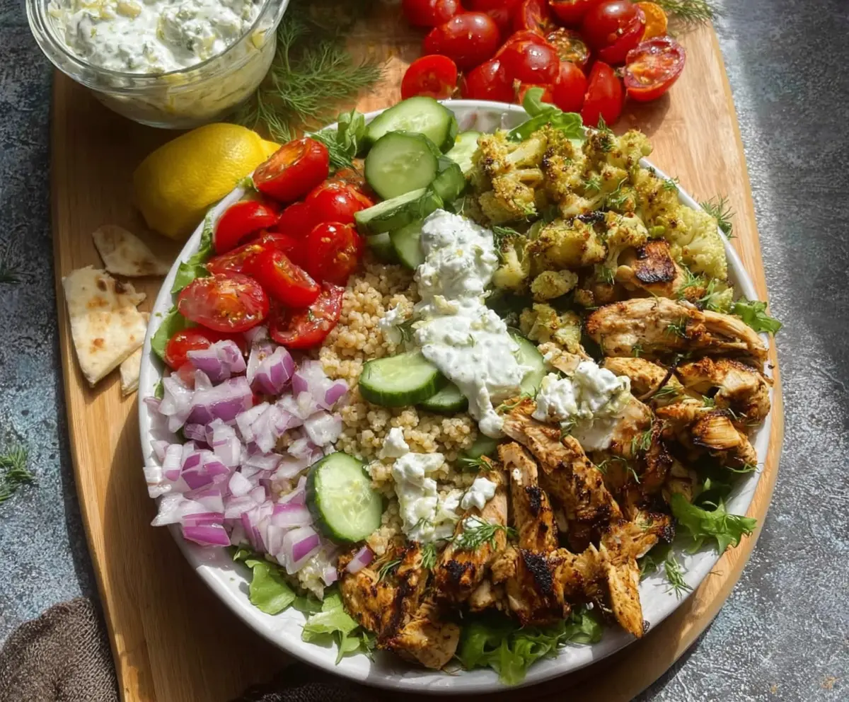 Healthy Chicken Shawarma Bowls
