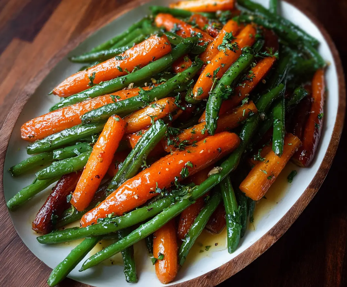 Honey Glazed Carrots & Green Beans