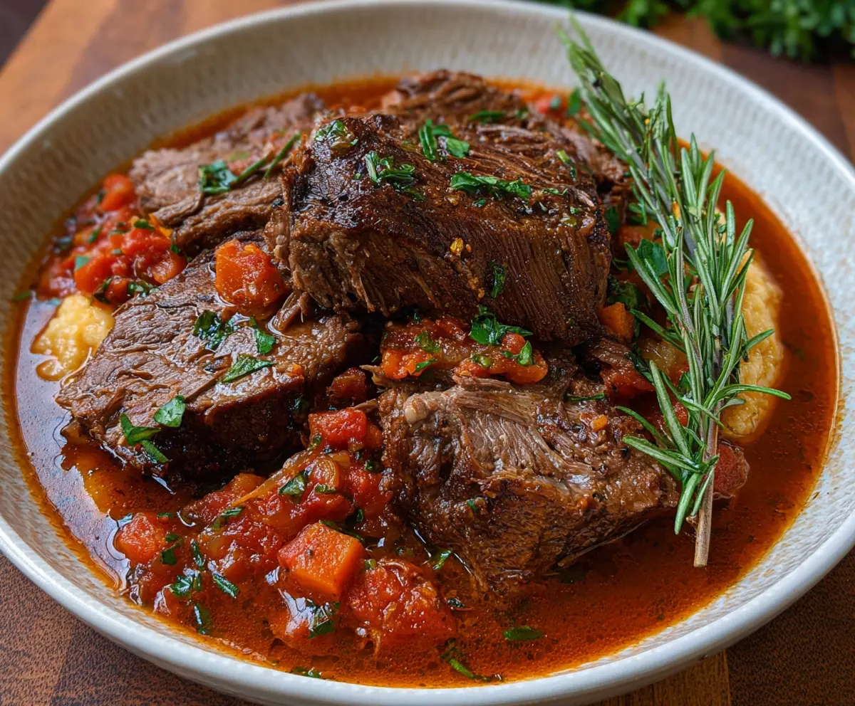 Italian Pot Roast (Straccato)