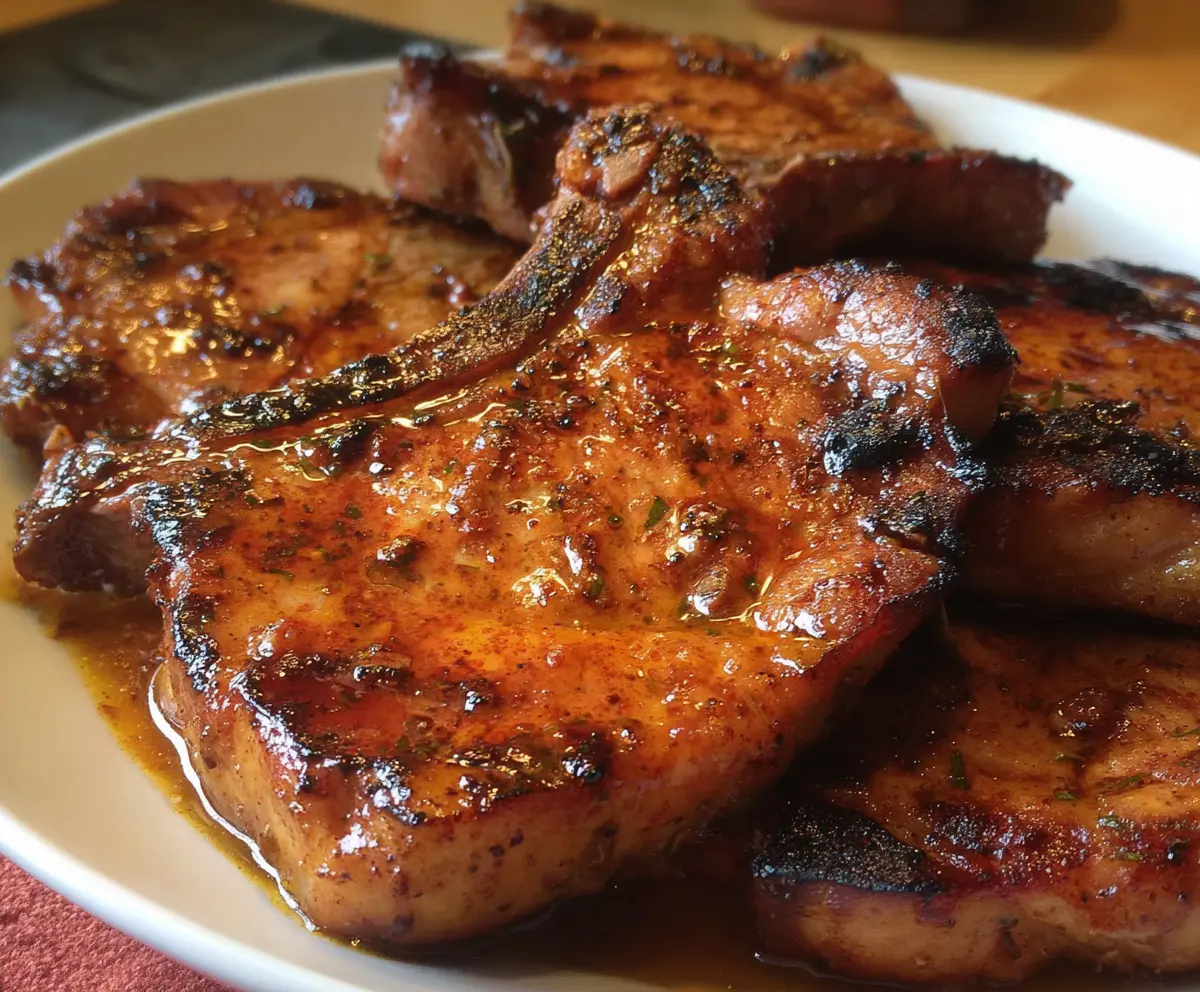 Marinated Spicy Pork Chops
