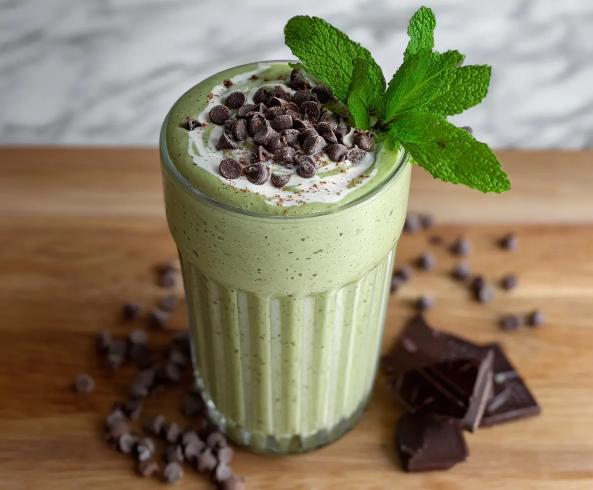 Mint Chocolate Chip Smoothie