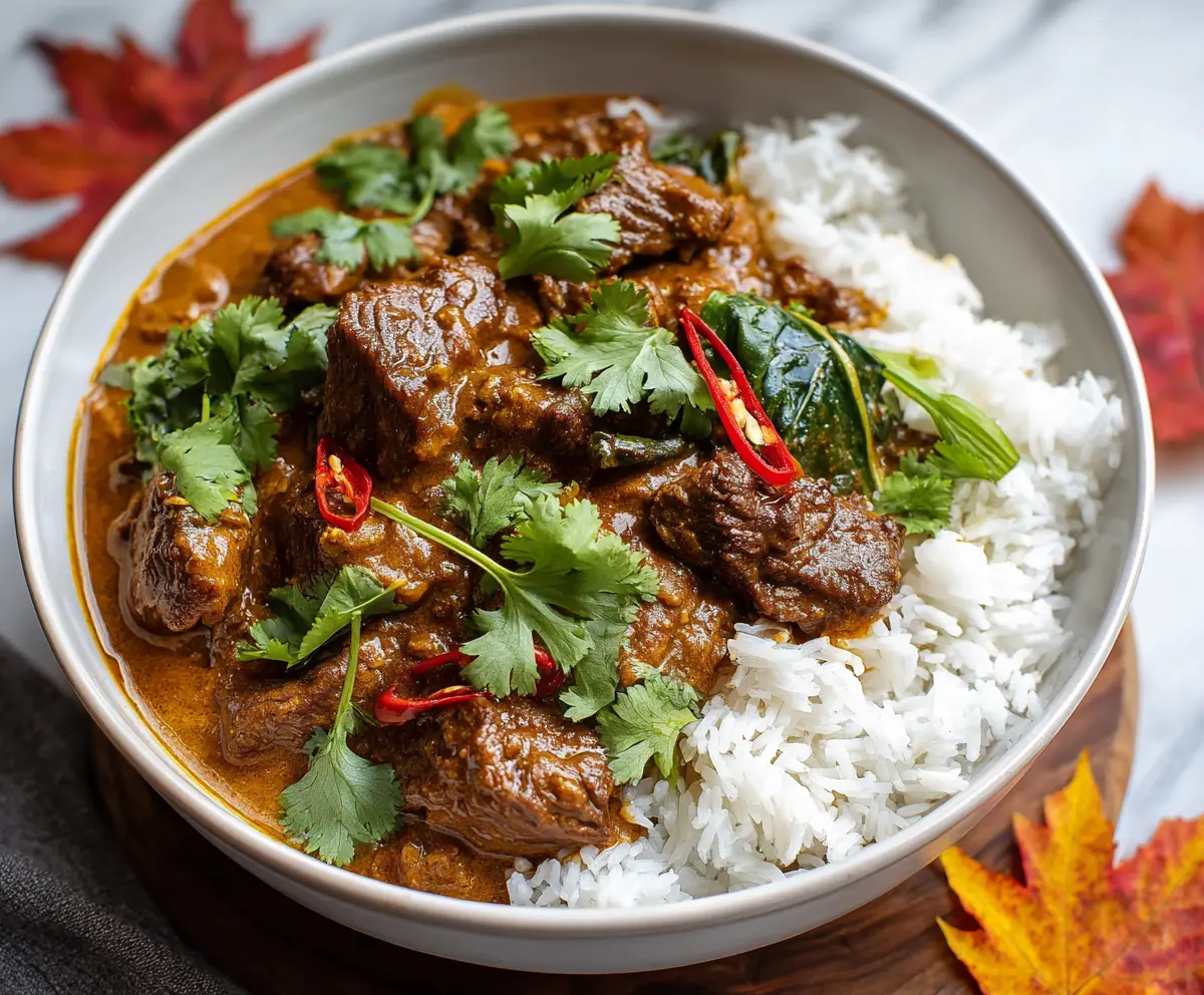 Slow Cooker Beef Coconut Curry