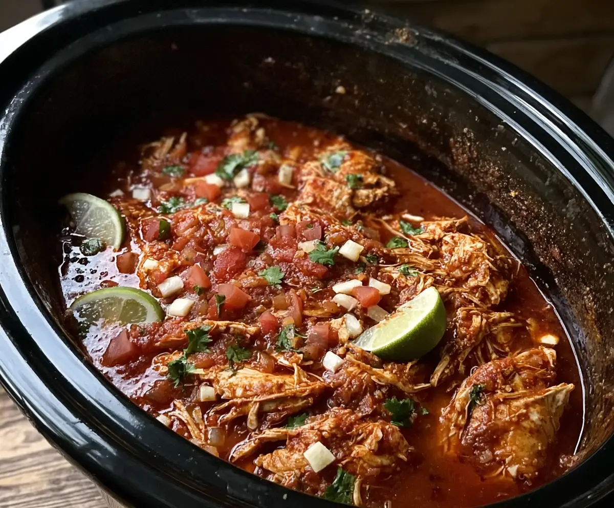 Slow Cooker Salsa Chicken