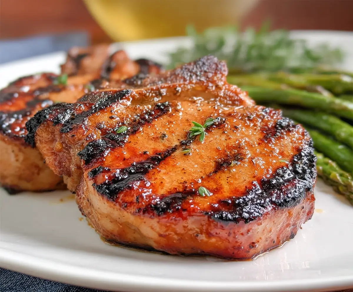 Southern Sweet Grilled Pork Chops