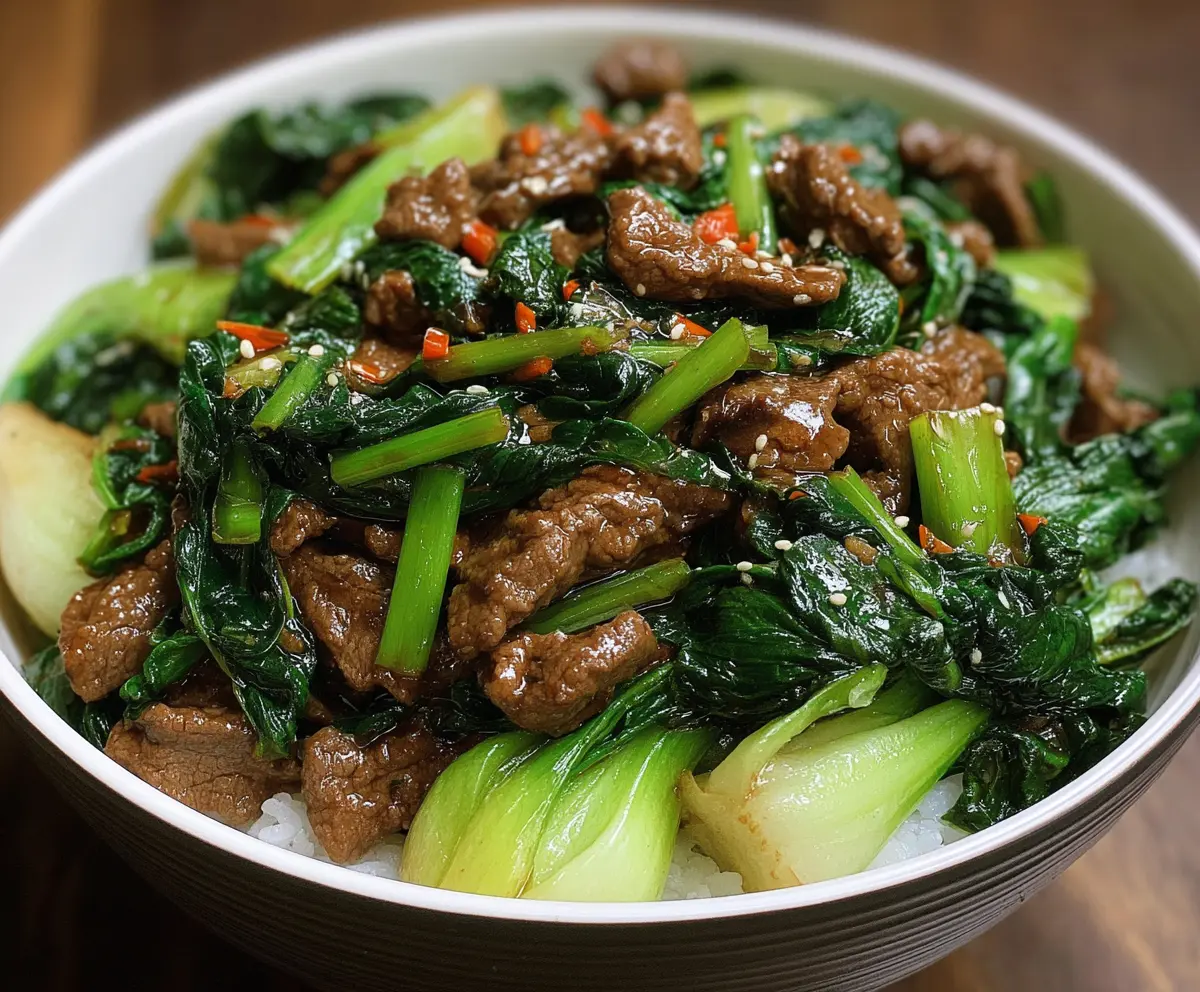 The Best Bok Choy Stir-Fried Beef Dish