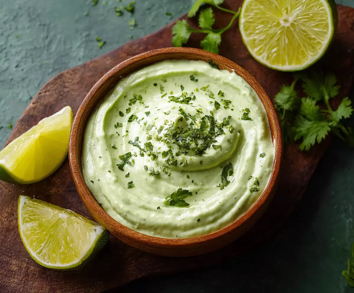 Creamy Avocado Cilantro Lime Dip