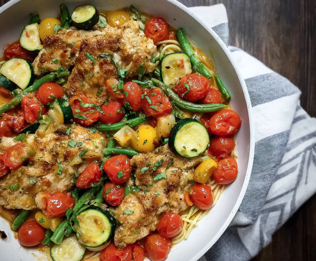 Easy Skillet Chicken Primavera
