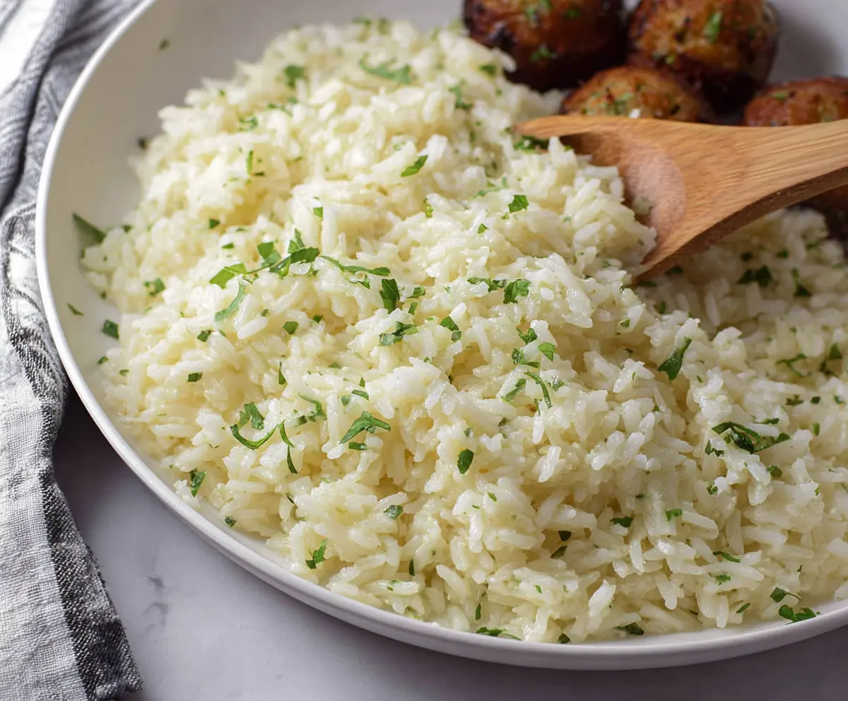 Garlic Parmesan Rice