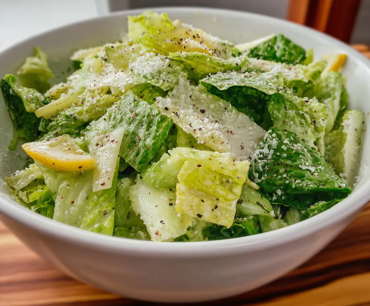 Nana's Crunchy Lemon Parmesan Salad