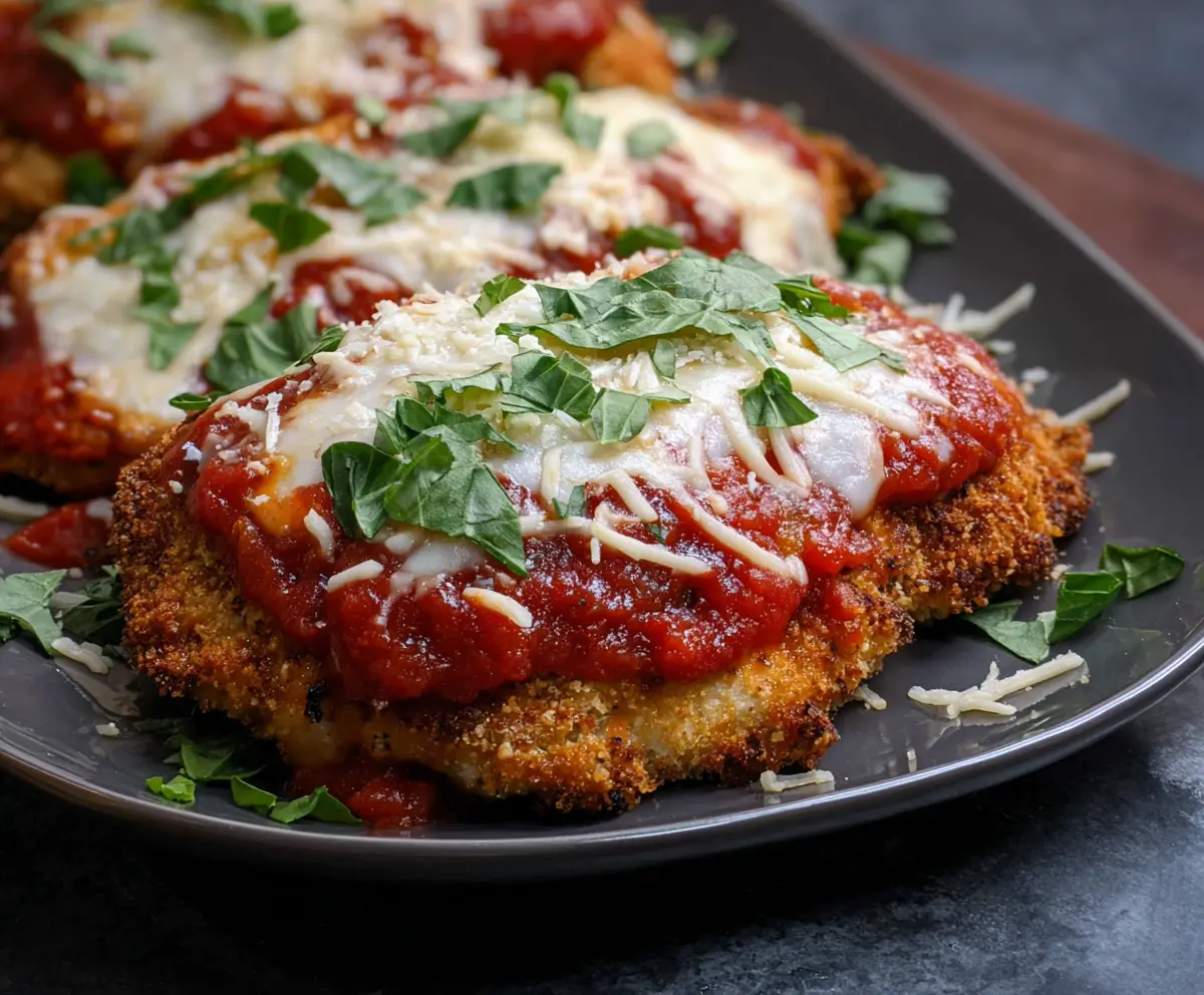 Panko-Breaded Pork Parmigiana