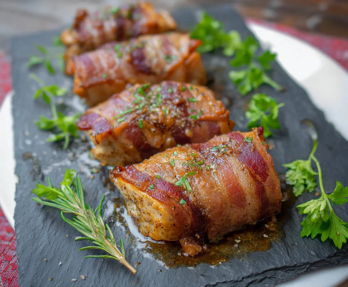 Bacon Wrapped Mahi-Mahi