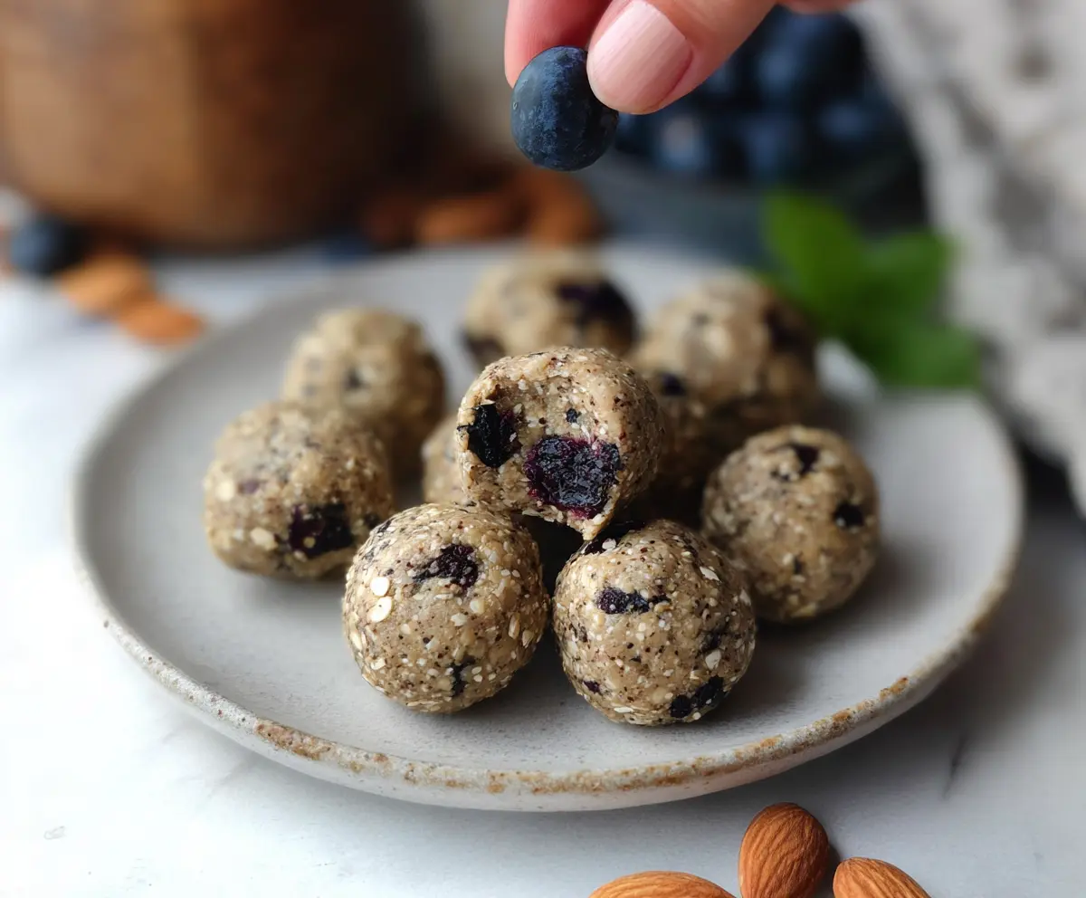 Blueberry Almond Energy bites