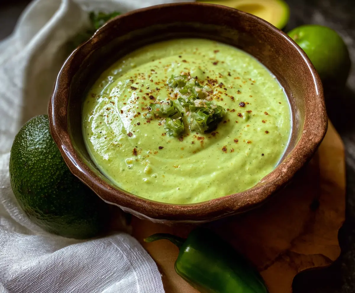 Creamy Tomatillo Avocado Salsa