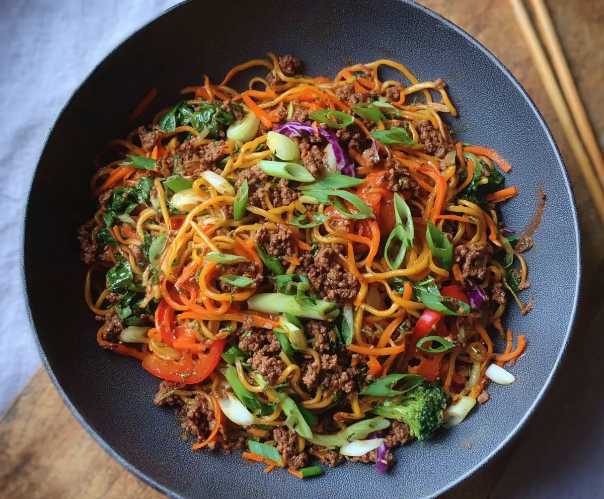 Ground Beef Chow Mein (Whole30)