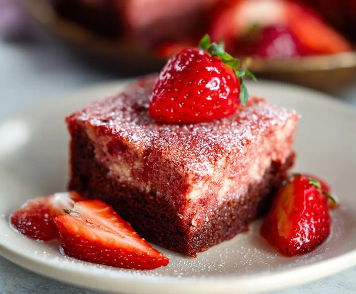 Strawberry Brownies