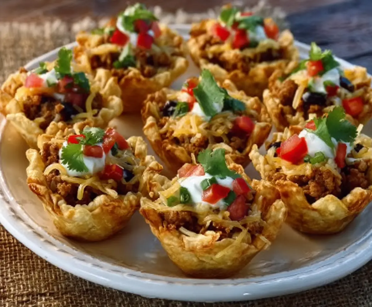 Delicious Taco Ranch Bites with crispy exterior and flavorful filling, perfect for snacks or parties