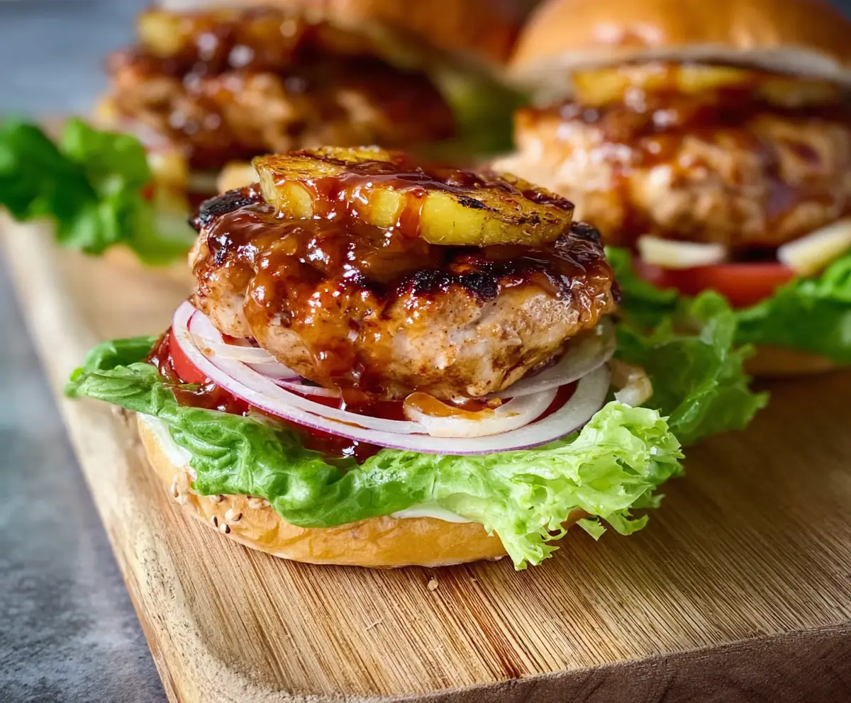 Teriyaki Chicken Burgers