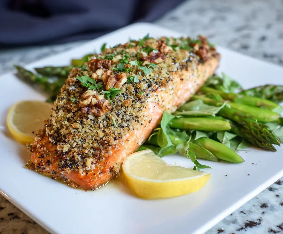 Walnut Crusted Salmon