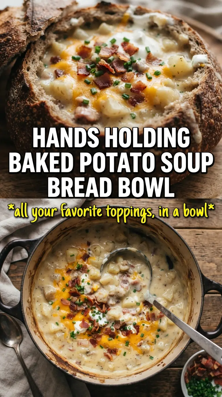 Baked Potato Soup creamy loaded