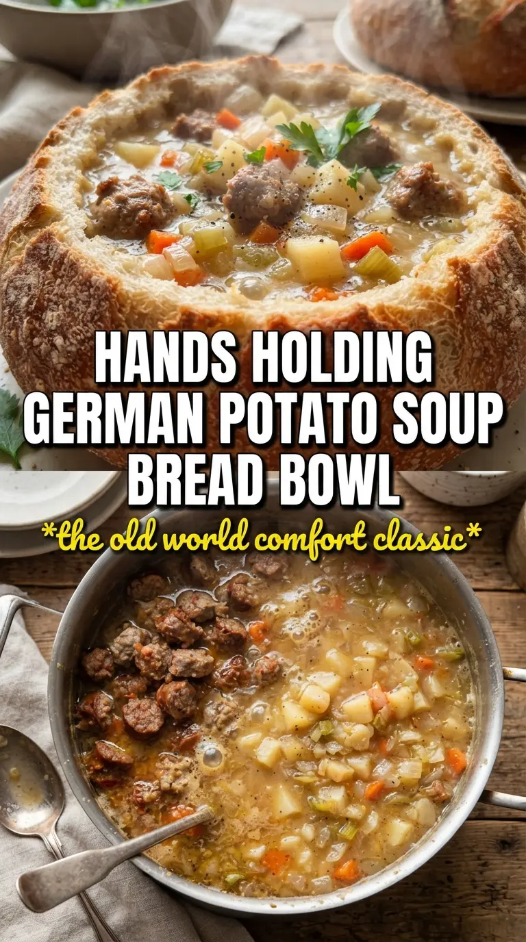 German Potato Soup hearty rustic