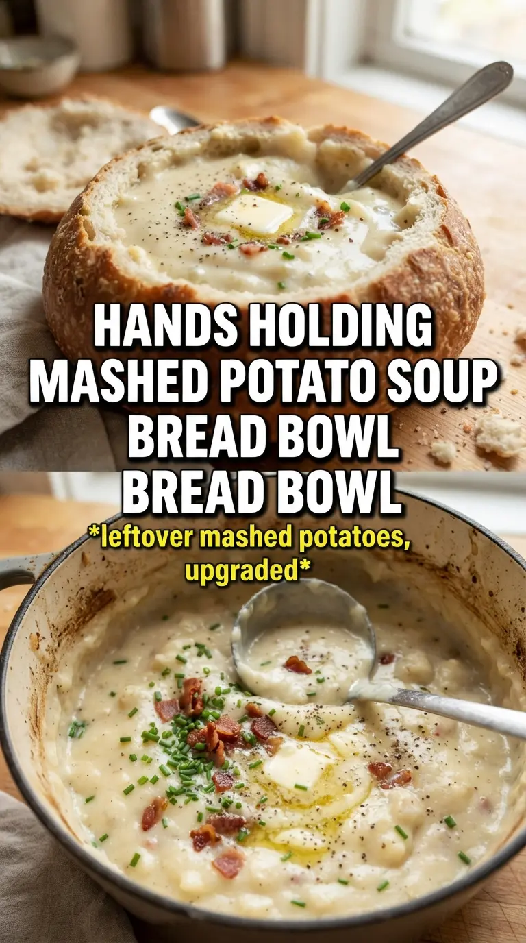 Mashed Potato Soup silky creamy chive