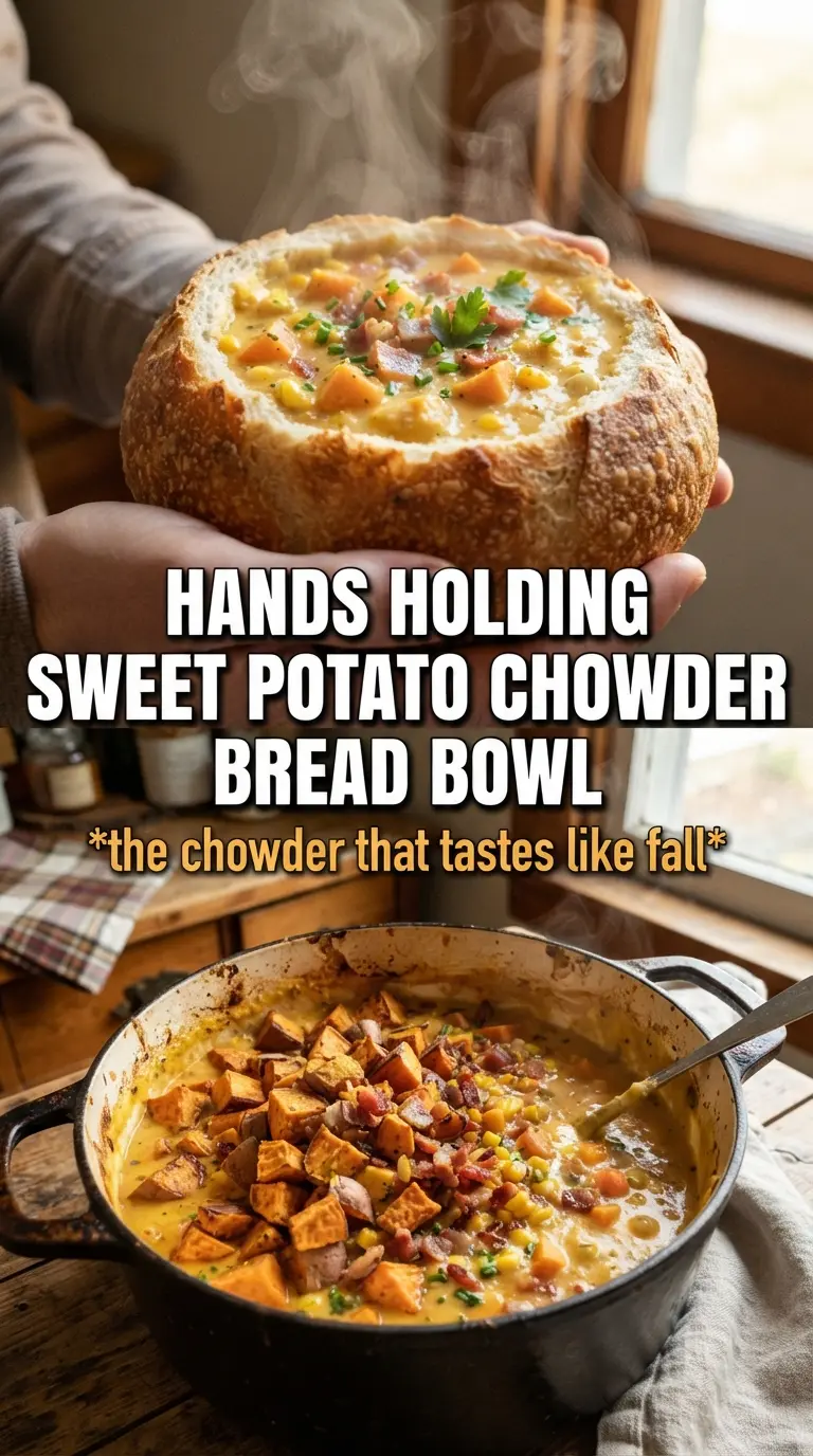 Sweet potato chowder creamy smoky