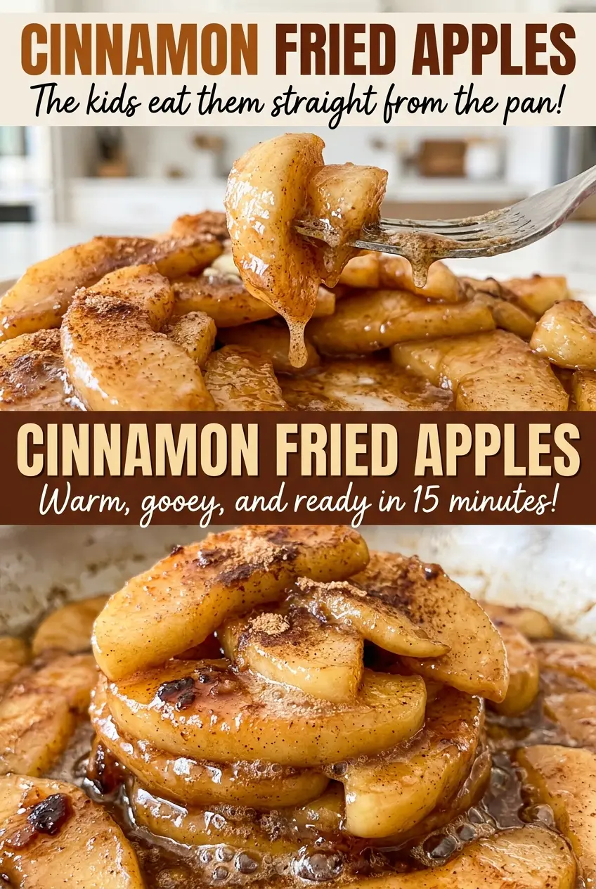 Cinnamon Fried Apples tender buttery apple slices