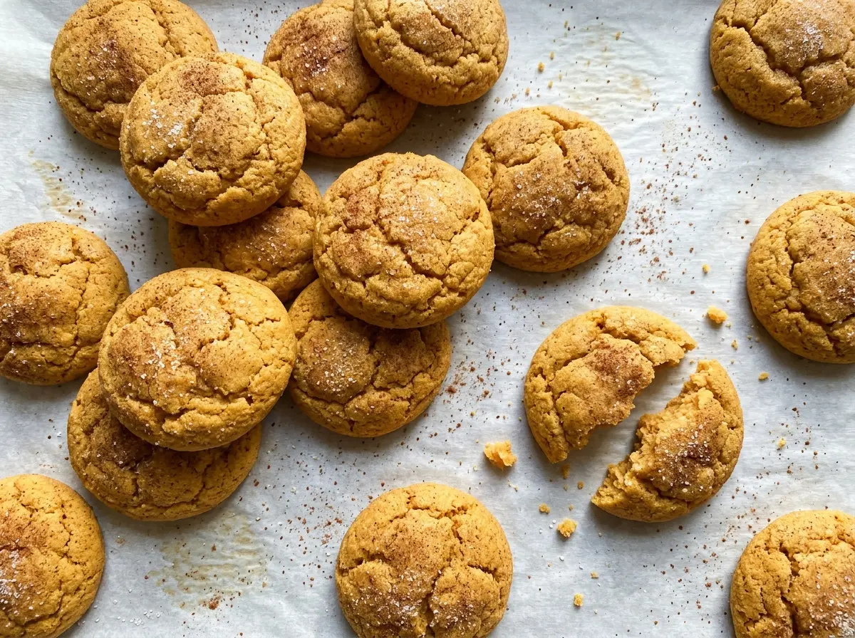 Copycat Pillsbury Pumpkin Sugar Cookies orange pumpkin rounds