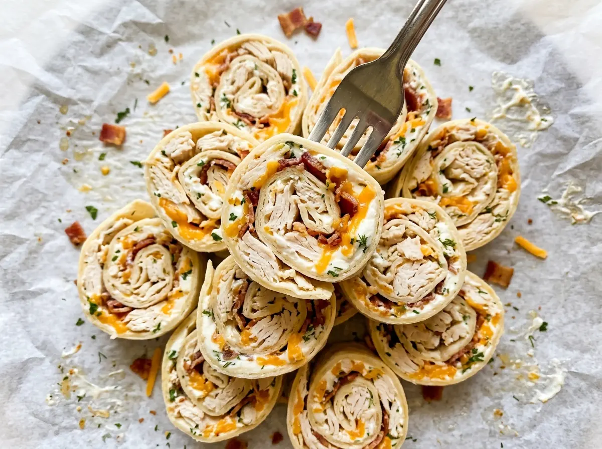 Crack Chicken Pinwheels creamy ranch