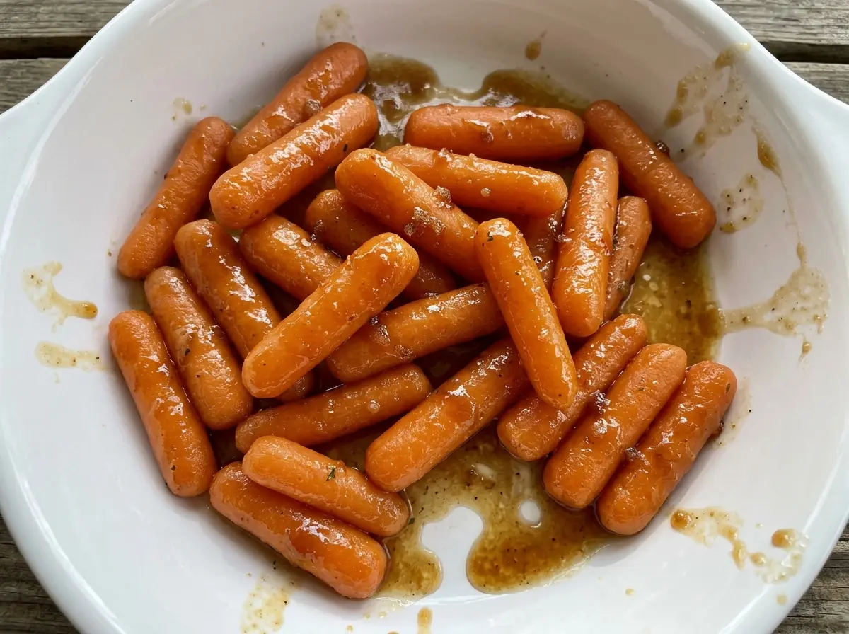 Cracker Barrel Baby Carrots buttery brown sugar glaze