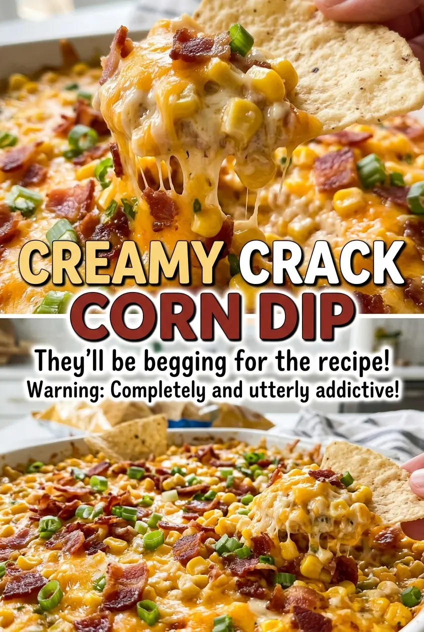 Creamy Crack Corn Dip warm creamy corn