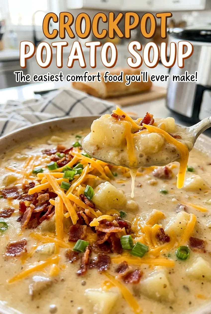 Crockpot Potato Soup creamy potato texture