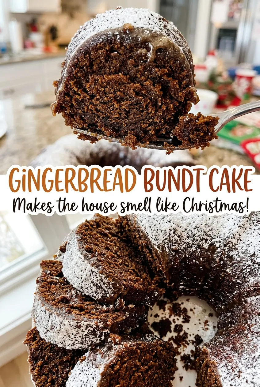 Gingerbread Bundt Cake dark molasses cinnamon