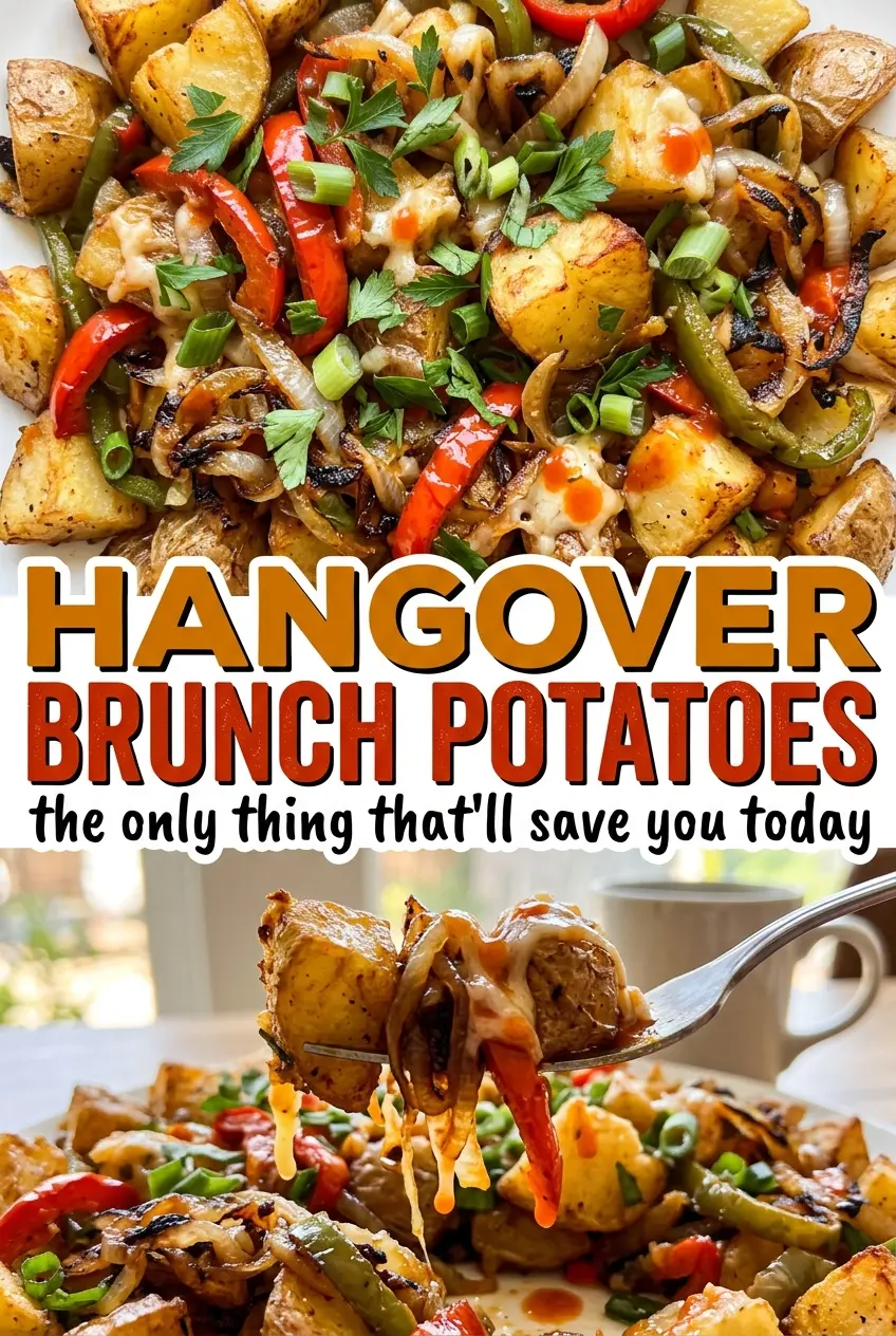 Hangover Brunch Potatoes browned bacon-topped