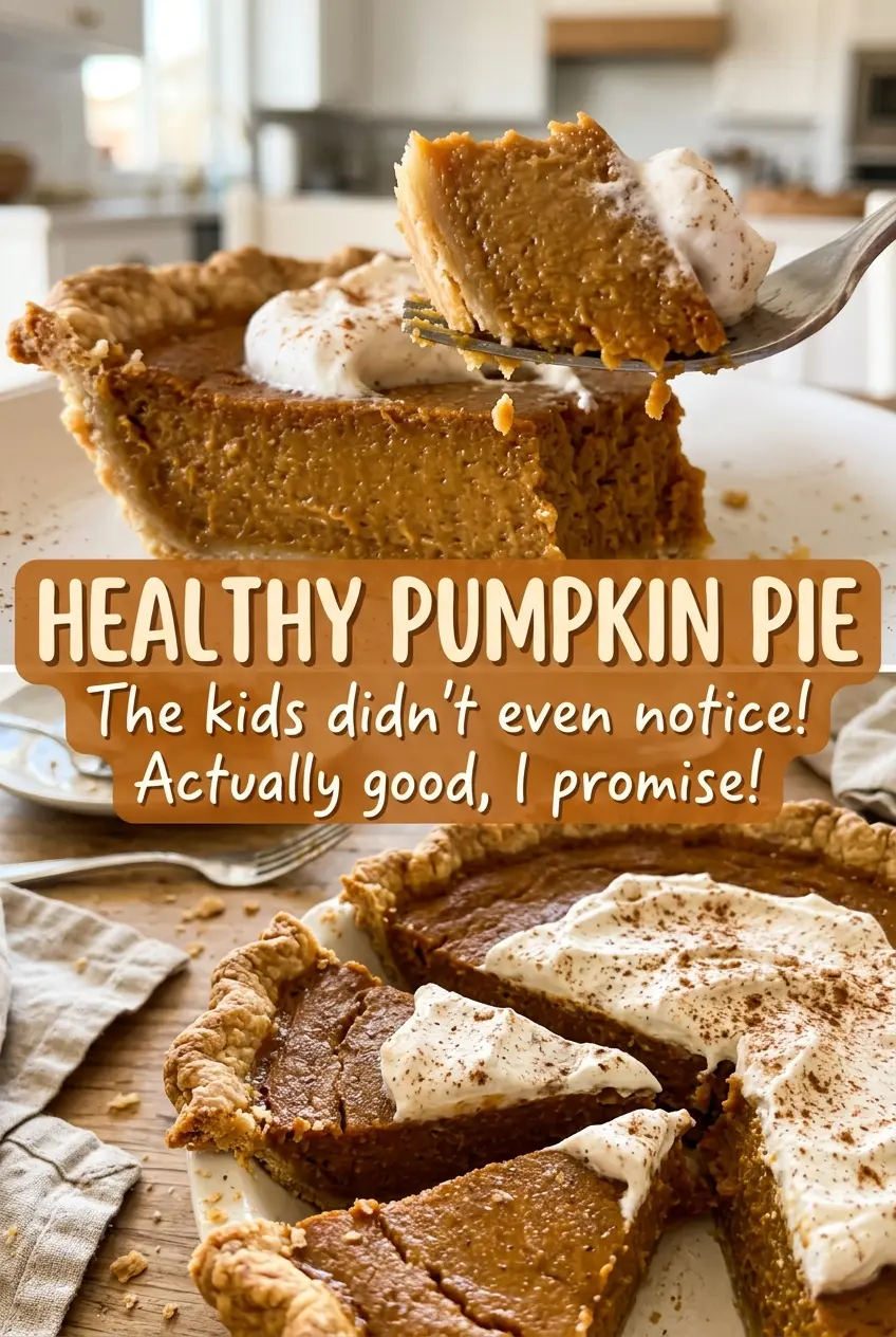 Healthy Pumpkin Pie whole-wheat crust