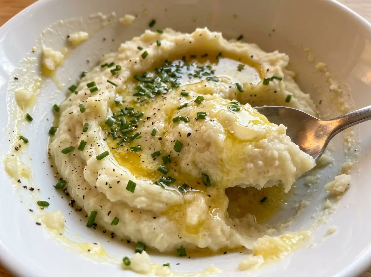 Mashed parsnips and potatoes creamy golden mash