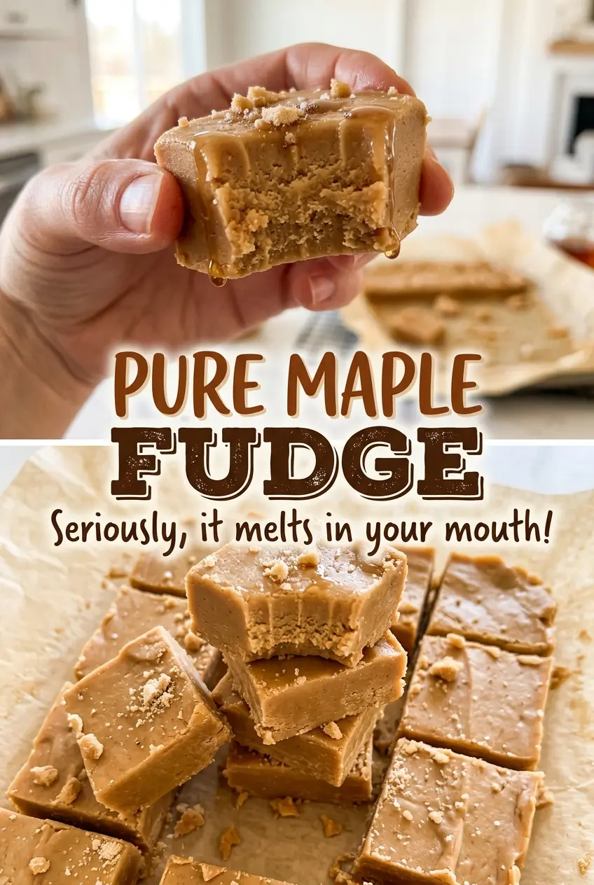 Pure Maple Fudge rich maple candy
