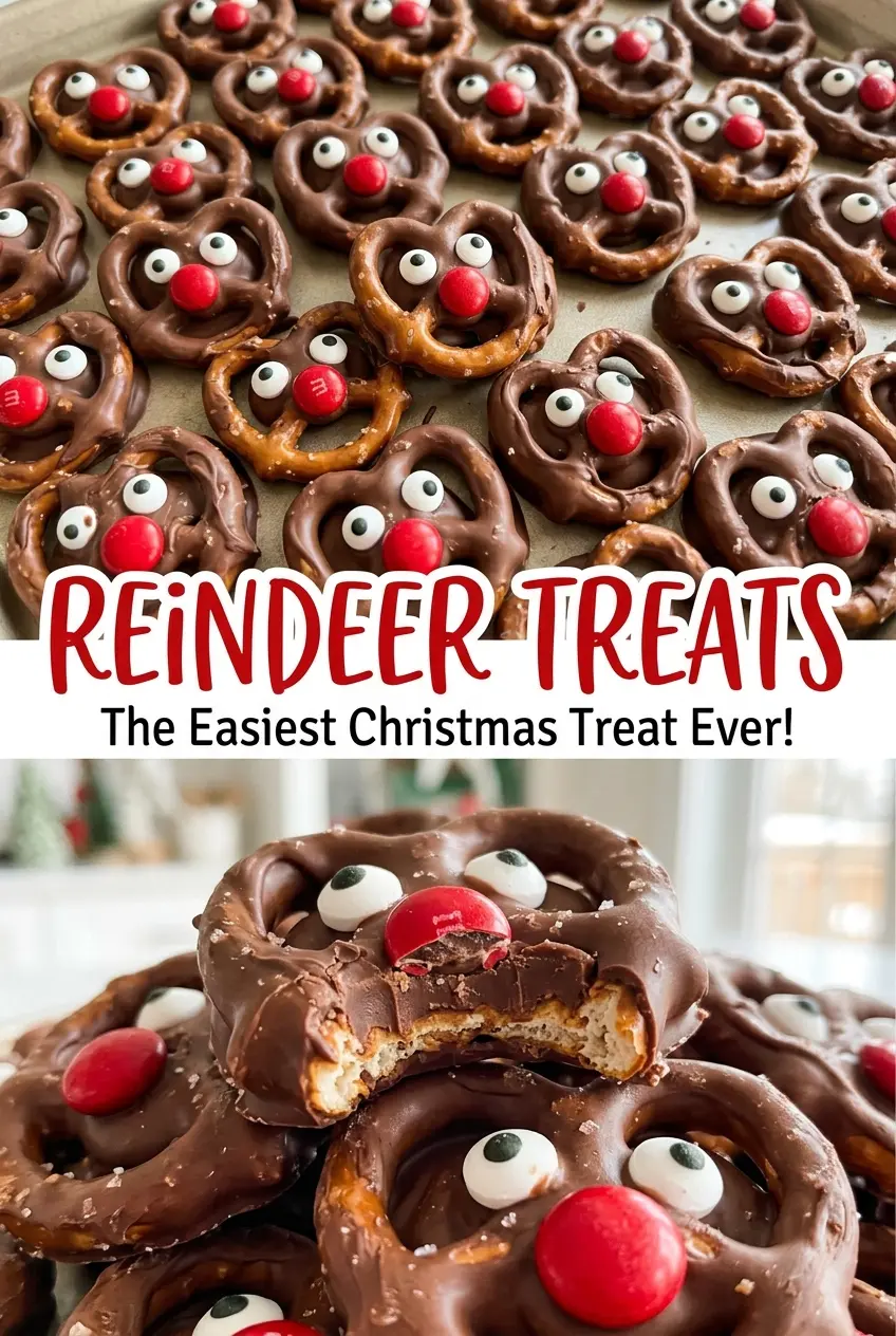 Reindeer Treats pretzel antlers