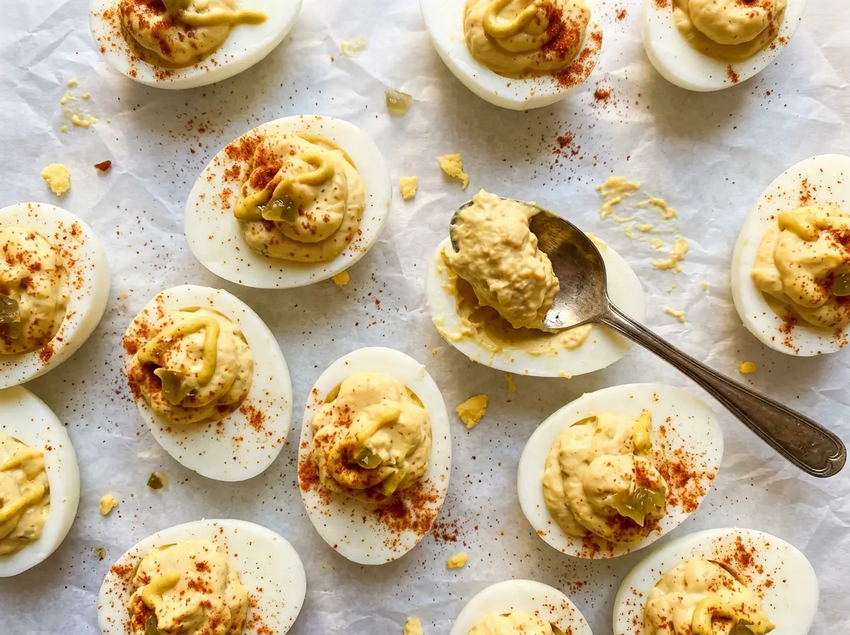 Southern Deviled Eggs creamy tangy