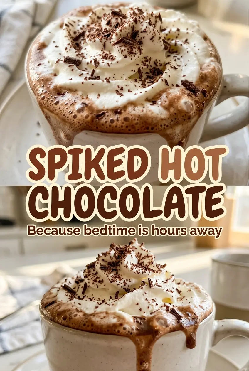 Spiked Hot Chocolate rich smooth finish