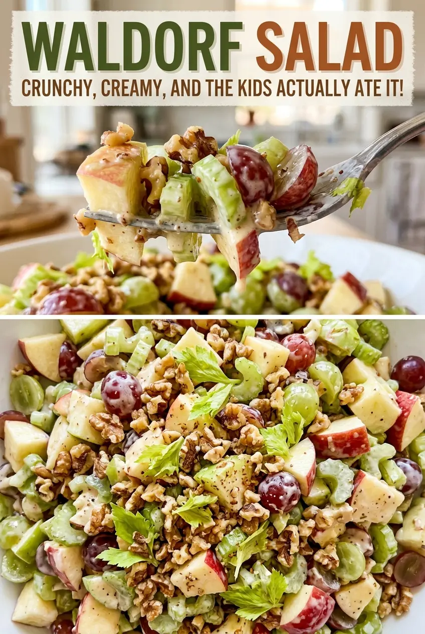 Waldorf Salad crisp creamy fruit